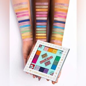 New Hipdot x Monopoly Money Moves Eyeshadow Palette Vibrant Colors Collaboration